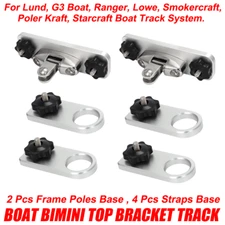 For Lund G3 Boat Sport Track Bimini Top Mount / Boat Bimini Top Bracket Track 6X