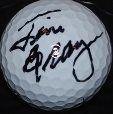 JIM GRAY signed (PGA GOLF BALL) *EMMAY AWARD SPORTSCASTER* W/COA