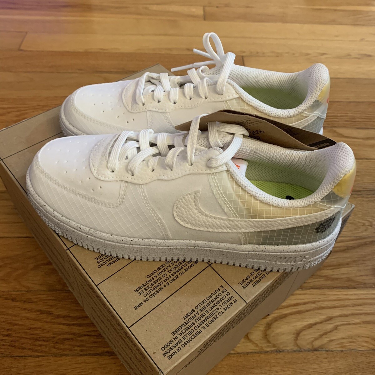 🔥NIKE AIR FORCE CRATER (PS) PRE SCHOOL SNEAKERS SIZE