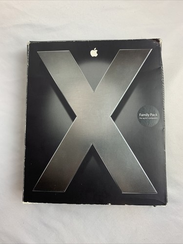 Mac OS X Tiger Panther 10.4 Apple  Operating System Software Family Pack 2005 - Afbeelding 1 van 10