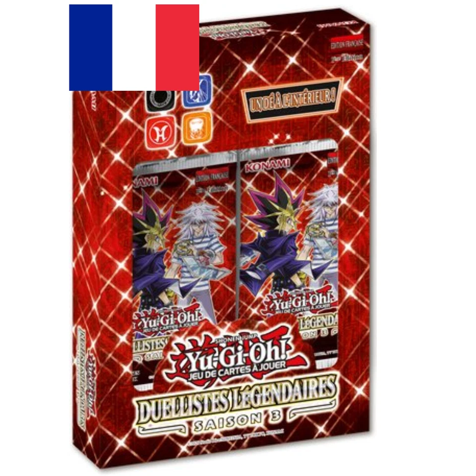 Yu-Gi-Oh ! Coffret Duellistes Légendaires Saison 3 "2 Boosters, Dé et Carte" VF - Photo 1/1