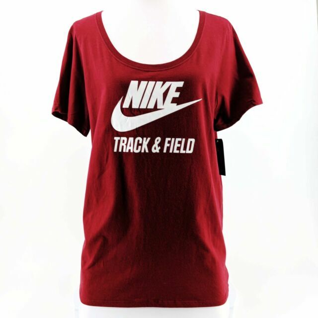 maroon nike shirt women's