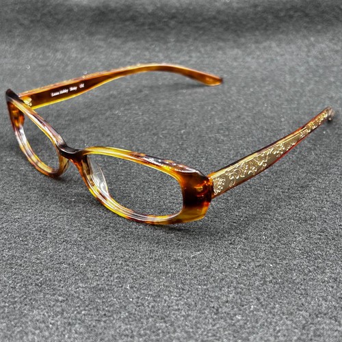 Laura Ashley "Betsy" Eyeglasses **FRAME ONLY** Tortuga w/ Gold 53-16-135 Used