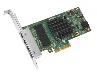 Intel I350T4BLK Ethernet Server Adapter I350-T4 - Network adapter - PCI Expre...