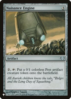 Nuisance Engine The List XQX MTG Magic
