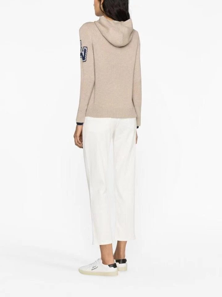 Women Zadig & Voltaire Sleeve Letters 100% Cashmere Wool Knitted Sweater S M L - Image 4 of 4