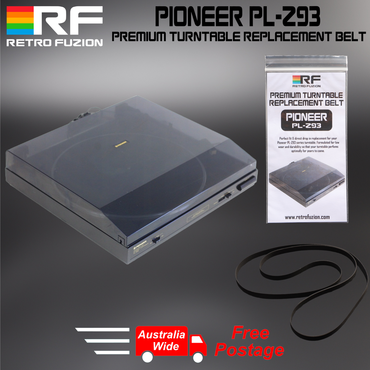 PIONEER PL-Z93 Premium Turntable Replacement Belt - | eBay UK