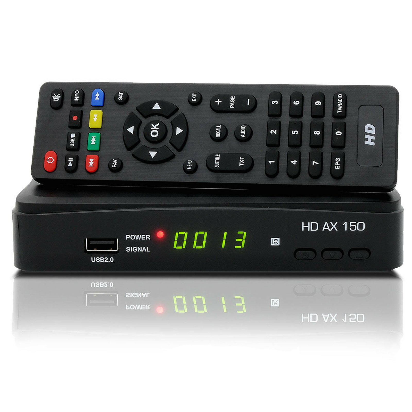 Thumbnail - Opticum Hd Ax150 Full Hdtv Digital Sat Receiver Dvb-s2 1080p Usb 2.0