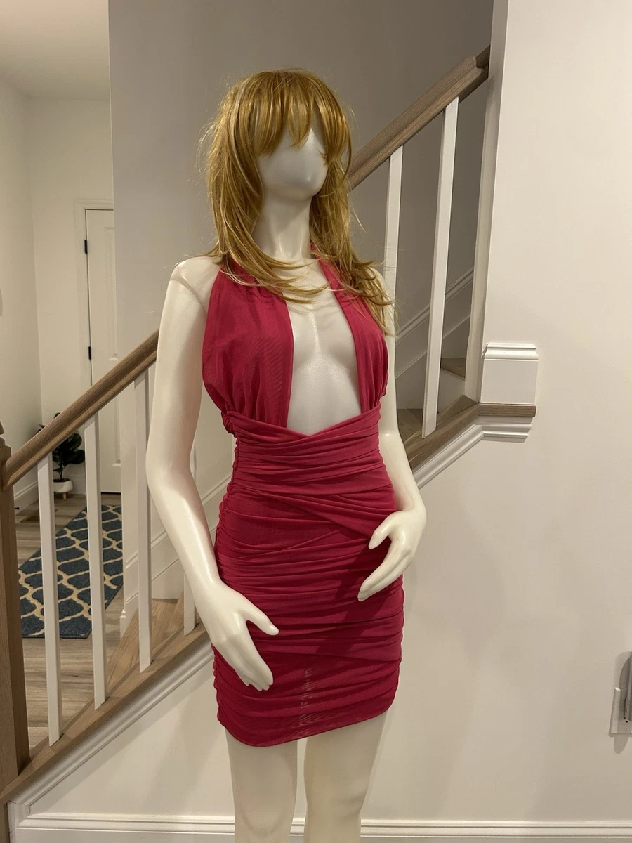 chinese dress ladies Eilís Pink Bustier Mesh Maxi Dress main image 0