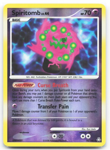 Spiritomb 16/146 Reverse Holo | Legends Awakened Holo Rare - LP