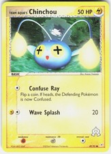 Pokemon TCG Team Aqua's Chinchou Team Magma vs Team Aqua 49/95 Common LP on eBay