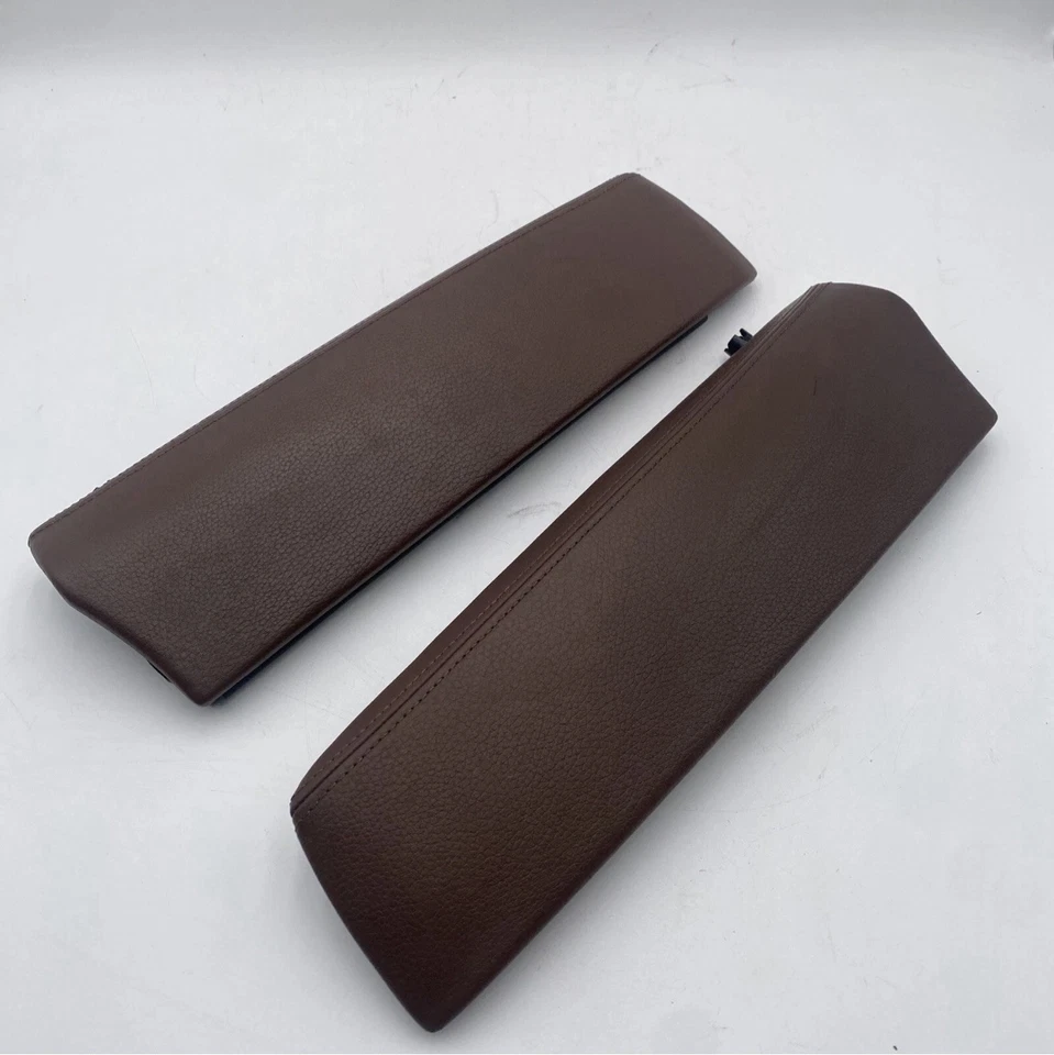 BMW 535i GT 2010-2017 consola central reposabrazos tapa cubierta cuero marrón limpio Foto 4 de 4