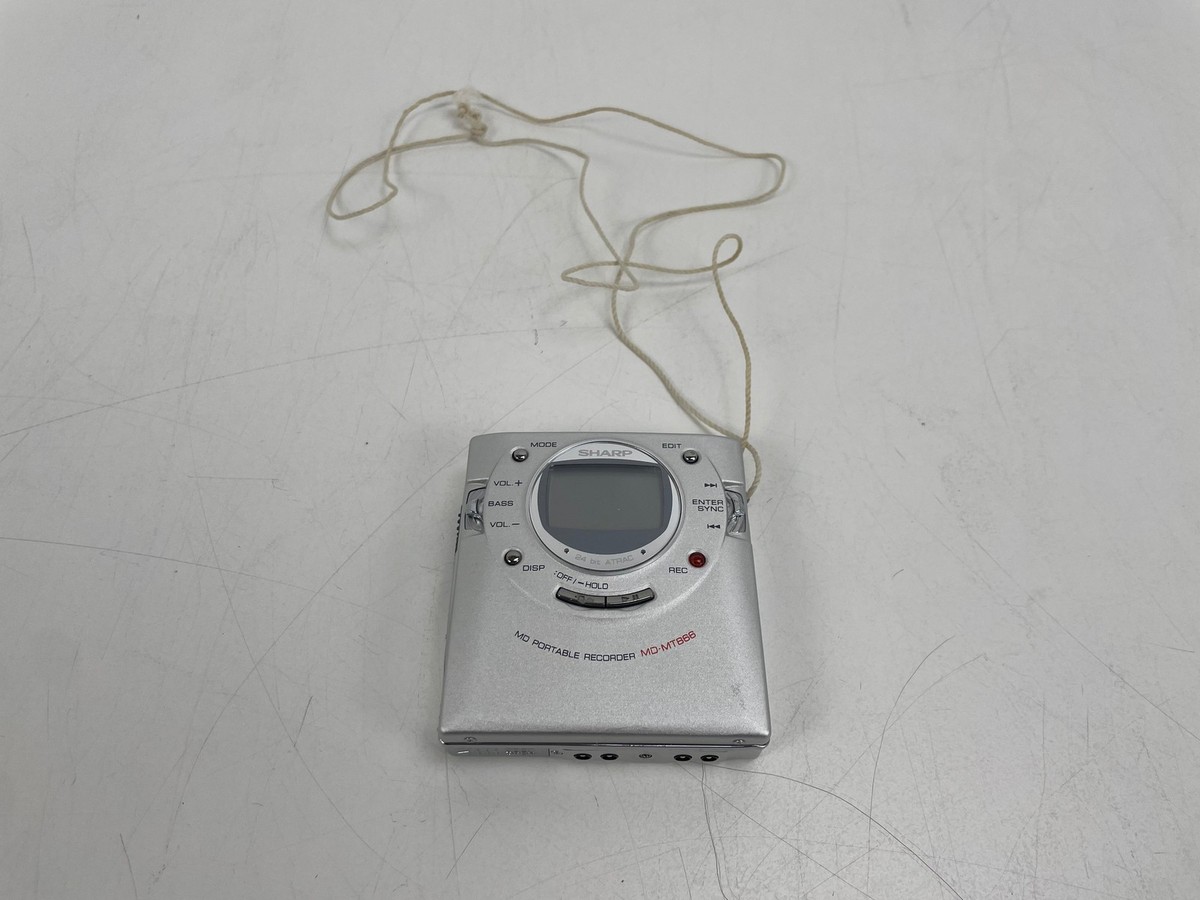 Sharp - MD-MT866H(S) - Portable MiniDisc Player - Original Box