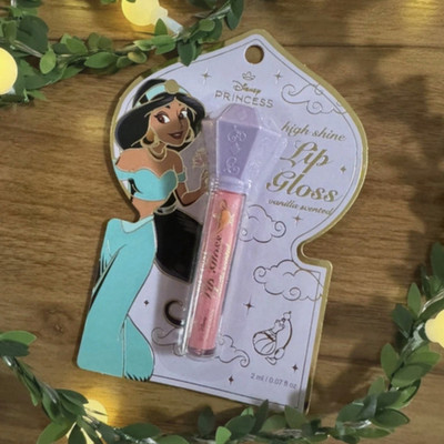 Disney Princess High Shine Lip Gloss Shine Vanilla Scented Pink 0.07 fl oz