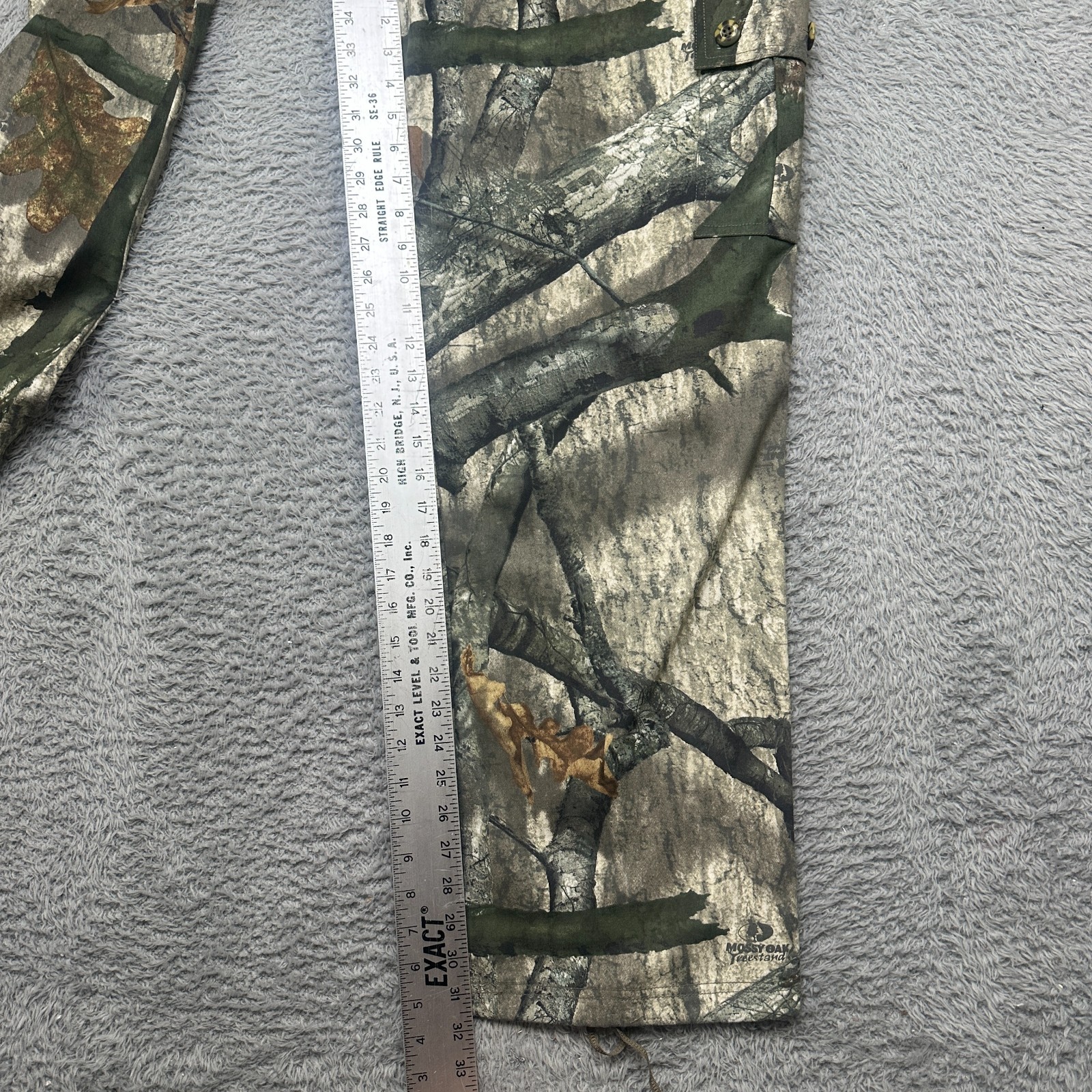 Russel Outdoors Mossy Oak Pants Mens Medium Treestand Camo Midweight Cargo image 9