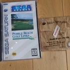 New ListingPEBBLE BEACH GOLF LINKS (SEGA SATURN, 1995 With Bootleg Sampler Tested Disc