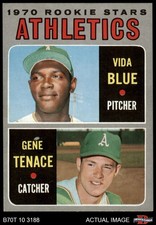 1970 Topps #21 Vida Blue / Gene Tenace Athletics RCs RC 7 - NM
