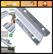 12FT Galvanized Sliding Door Track - Inverted V Track for Gates Railing Doors