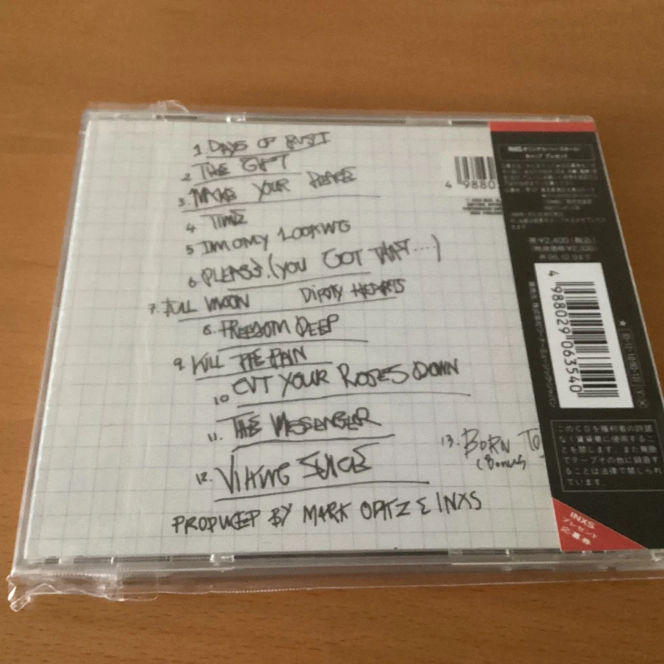 INXS FULL MOON DIRTY HEARTS JAPAN CD OBI AMCE-635 + 1 BONUS - Image 2 of 3