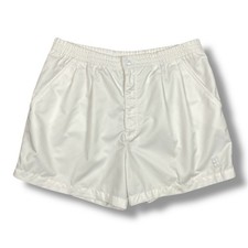 Nike Court Tennis Shorts Vintage Men s L White Embroidered Logo Athletic