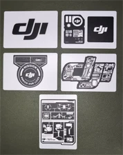 Authentic DJI microphone drone waterproof sticker set of 5 pieces