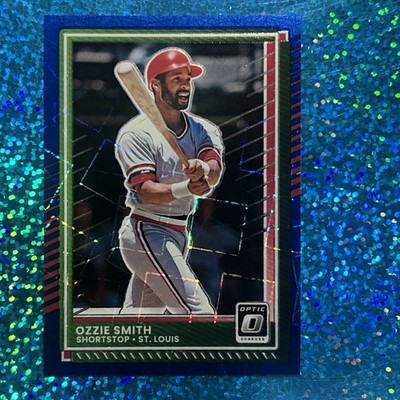 2025 Donruss #3 - OZZIE SMITH Blue Velocity Prizm (VAR) -  The Wizard 
