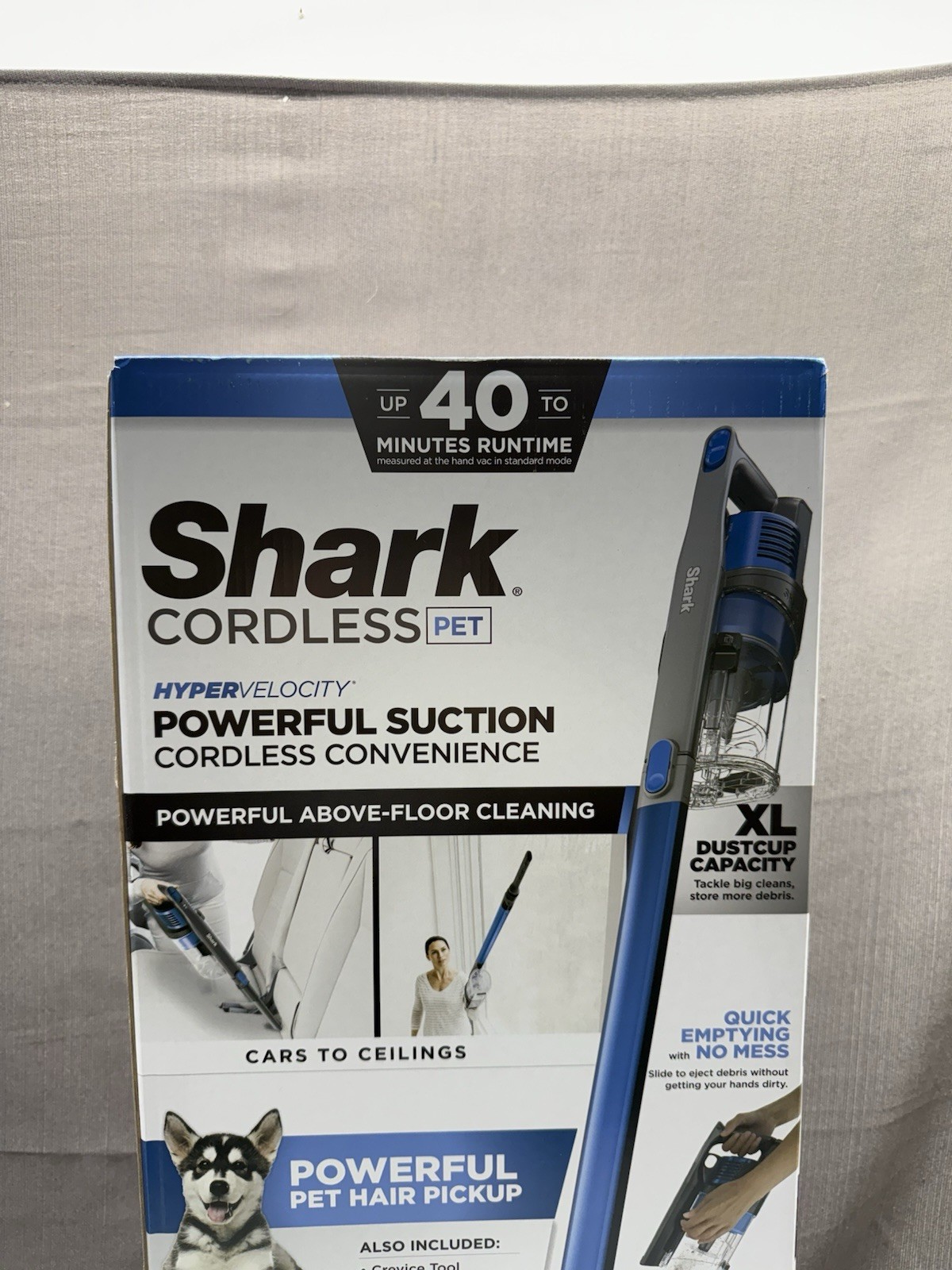 SHARK IX140H Lightweight Cordless Pet Stick Vacuum Blue NEW - FREE SHIPPING