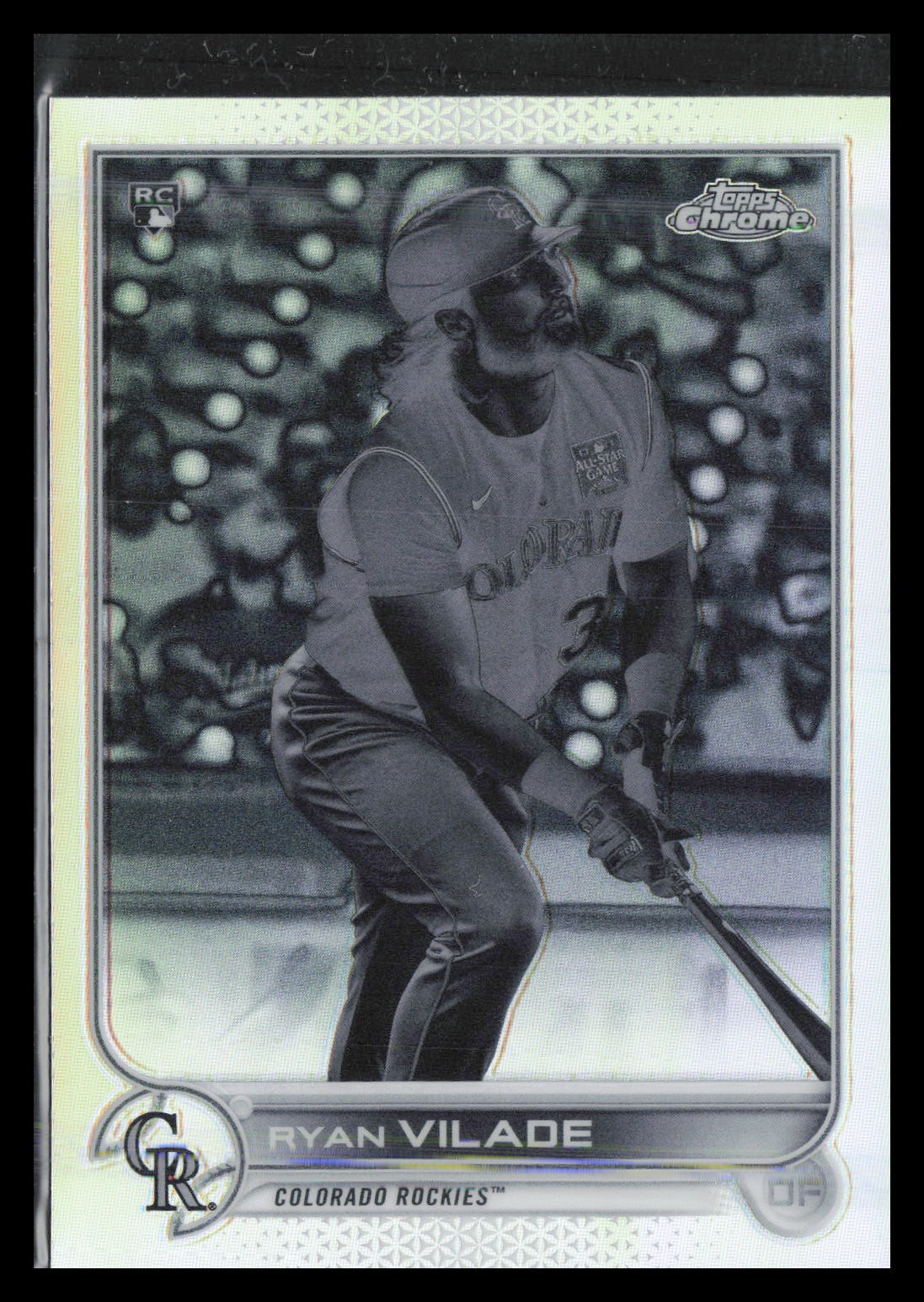 Ryan Vilade 2022 Topps Chrome #85 Negative Refractor