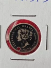 Canada 1858 Silver 5 Cents Queen Victoria   Circulated    HOLED          #T2515
