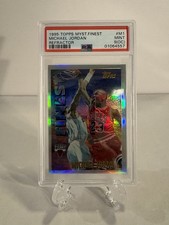 1995 Topps Mystery Finest - Michael Jordan #M1 Refractor 🔥Rare🔥 PSA 9(OC)