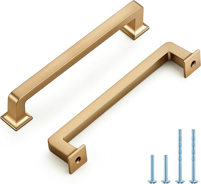 30 Pack 5'' Champagne Bronze Cabinet Handles - Zinc Alloy Pulls for Kitchen