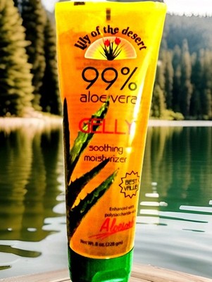 Lily Of The Desert 99% Aloe Vera Gelly smoothing moisturizer Aloesorb Enriched 