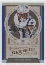 2019 Panini Chronicles Legacy Update Rookies Blue /25 Damien Harris #204 8f7