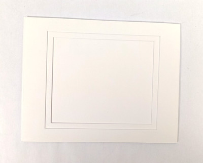 11'' x 14'' Double Mat w/ 7 5/8'' x 9 1/8'' opening and backing board
