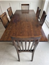 Laura Ashley Garrat Extending Dining Table with 6 Chairs