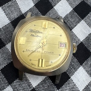 Vintage Men’s Walton Electra Swiss Made Wrist Watch For Repair 861