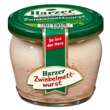 (16,35&euro;/1kg) Harzer Zwiebelmettwurst, Brotaufstrich, 200g Glas