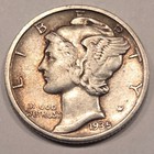 Roll Of 50 1931-1939 Silver Mercury Dimes 10C 90% Silver $5 Face Value Lot 5 — photo 4
