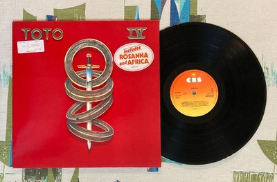 Toto LP IV 1982 Dutch Pressing Rosanna Africa Yacht Rock VG+/EX