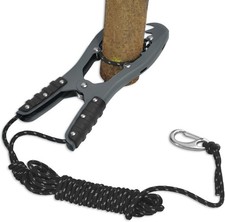 Kayak Brush Gripper, Kayak Anchor Grip. Paracord and Snap Hook