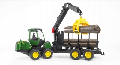 Forwarder mit 4 Stämmen und Greifer BRUDER 02133 Profi-Serie 1:16