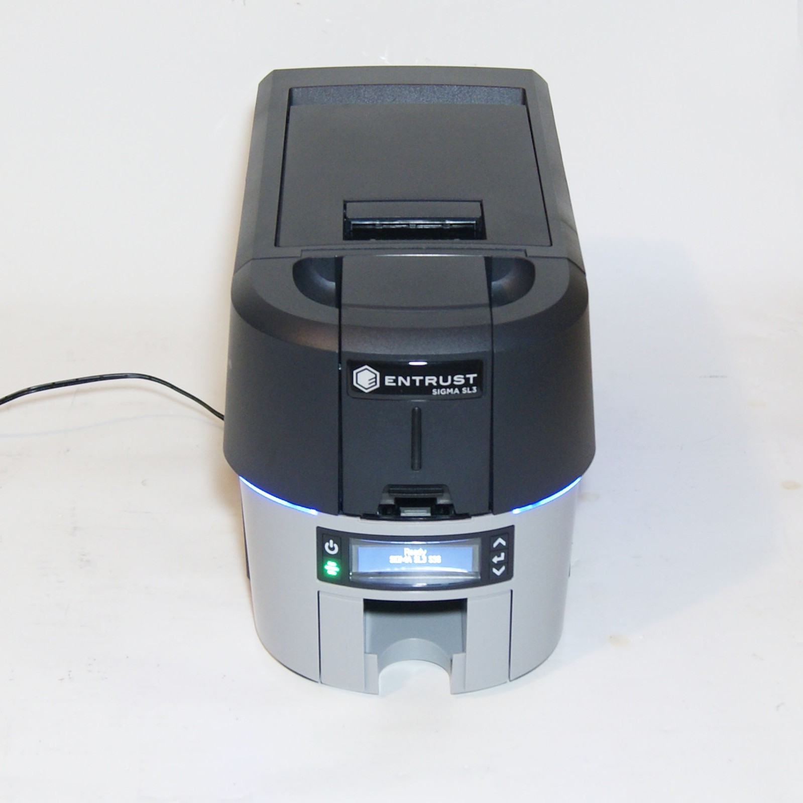 Entrust Sigma SL3 Duplex Dual-Sided ID Card Thermal Printer & Supply Bundle