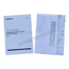 Caterpillar E110B E120B Excavator Electrical Schematic Service Manual SENR4846