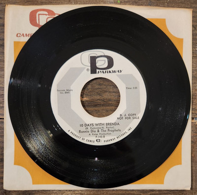 Ronnie Dio & The Prophets 45 Promo 10 Days With Brenda / Different Circles 1967