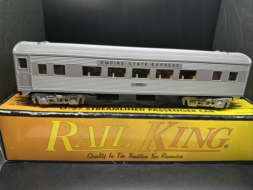 Rail King MTH #30-6113C NYC Empire State Express O-27 beleuchteter Reisezugwagen #2951 | Zustand: Used