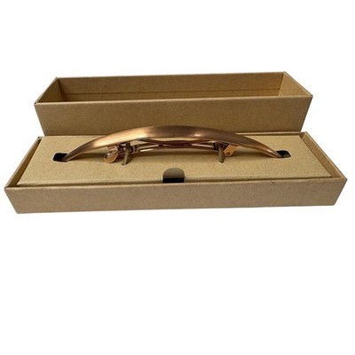 Jen Atkin X Chloe + Isabel Rose Gold Tone Metal Hair Clip Barrette 5 Inches