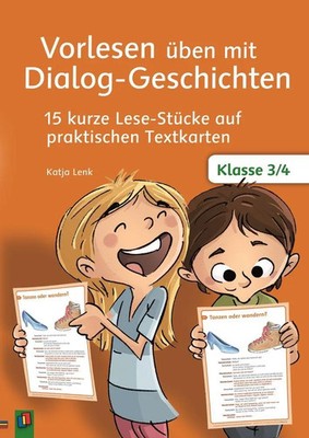 Vorlesen üben mit Dialog-Geschichten - Klasse 3/4 | Katja Lenk | Box | 32 S.