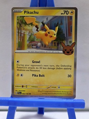 Pikachu 062/193 Holo Promo Trick Or Trade Booster Pokemon Card