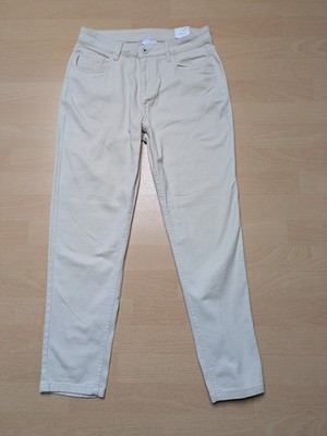 Damen Stoffhose Stretch von Identic beige Größe 38 Neu