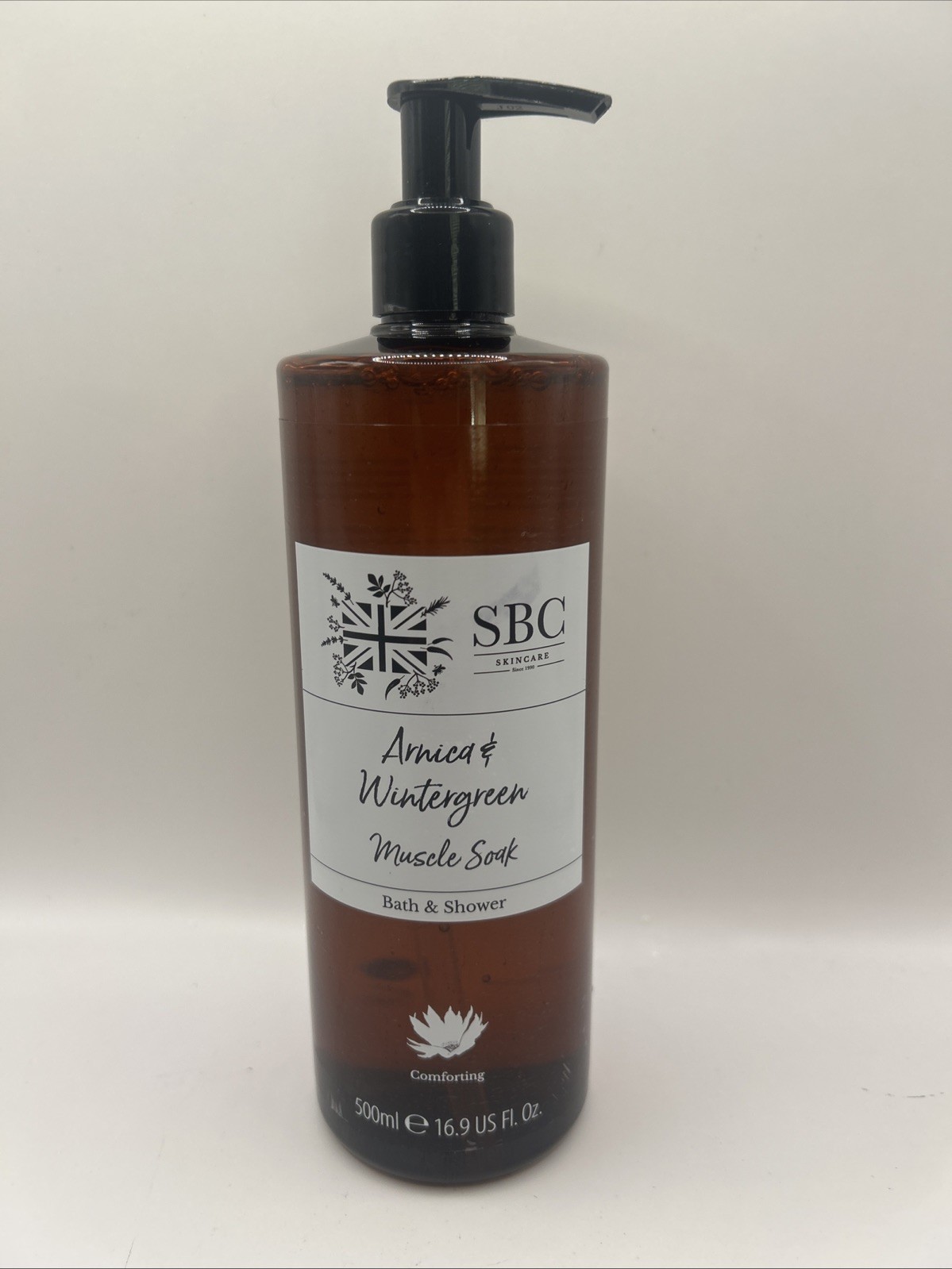 SBC Arnica And Wintergreen  muscle soak Bath & Shower 500ml. New
